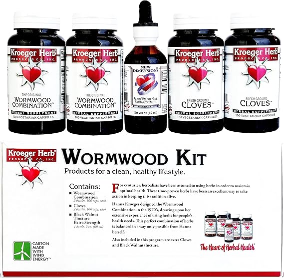 Kroeger Herb Comp Concentrates, Wormwood Kit, 5