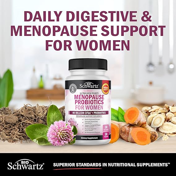 Menopause Support Probiotics 50 Billion CFU