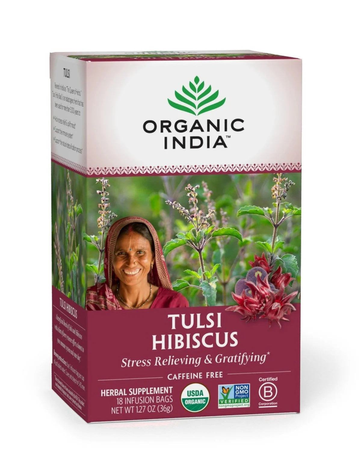 ORGANIC INDIA Tulsi Hibiscus 18 BAG