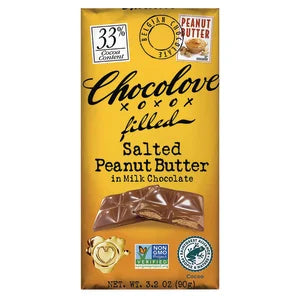 CHOCOLOVE Salted Peanut Butter Filled 3.2 OZ