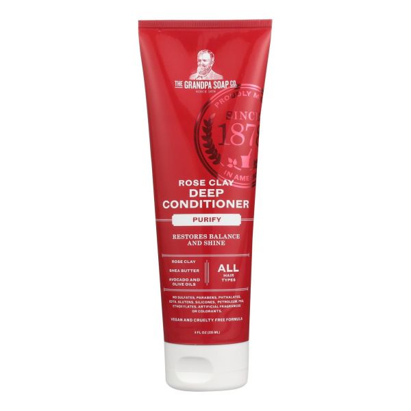 GRANDPA'S BRANDS CONDITIONER ROSE CLAY DEEP 8OZ