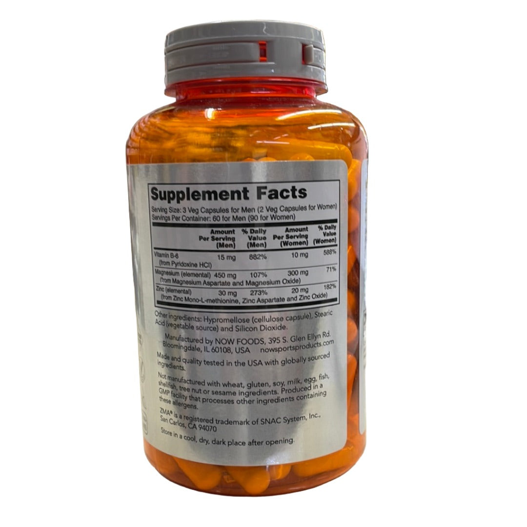 ZMA Sports Recovery 180 Veg Capsules