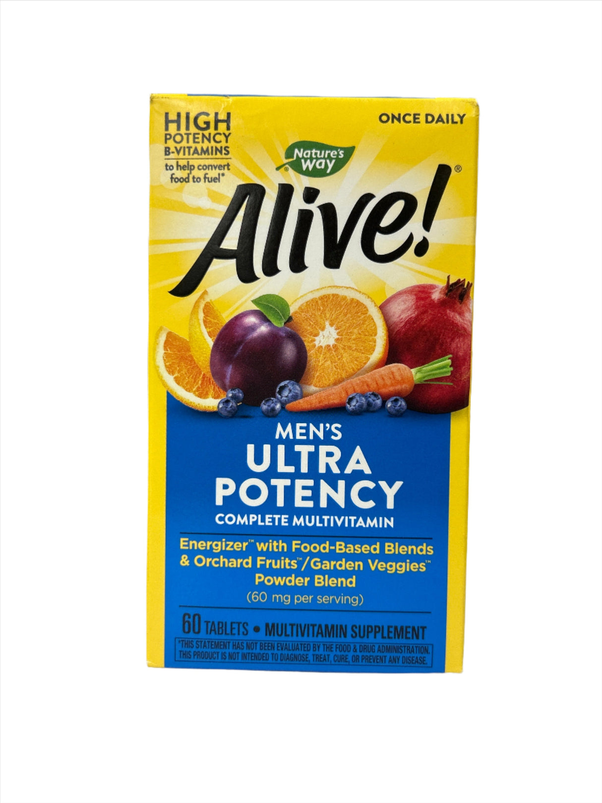 Alive Men's Ultra Potency Complete Multivitamin Once Daily