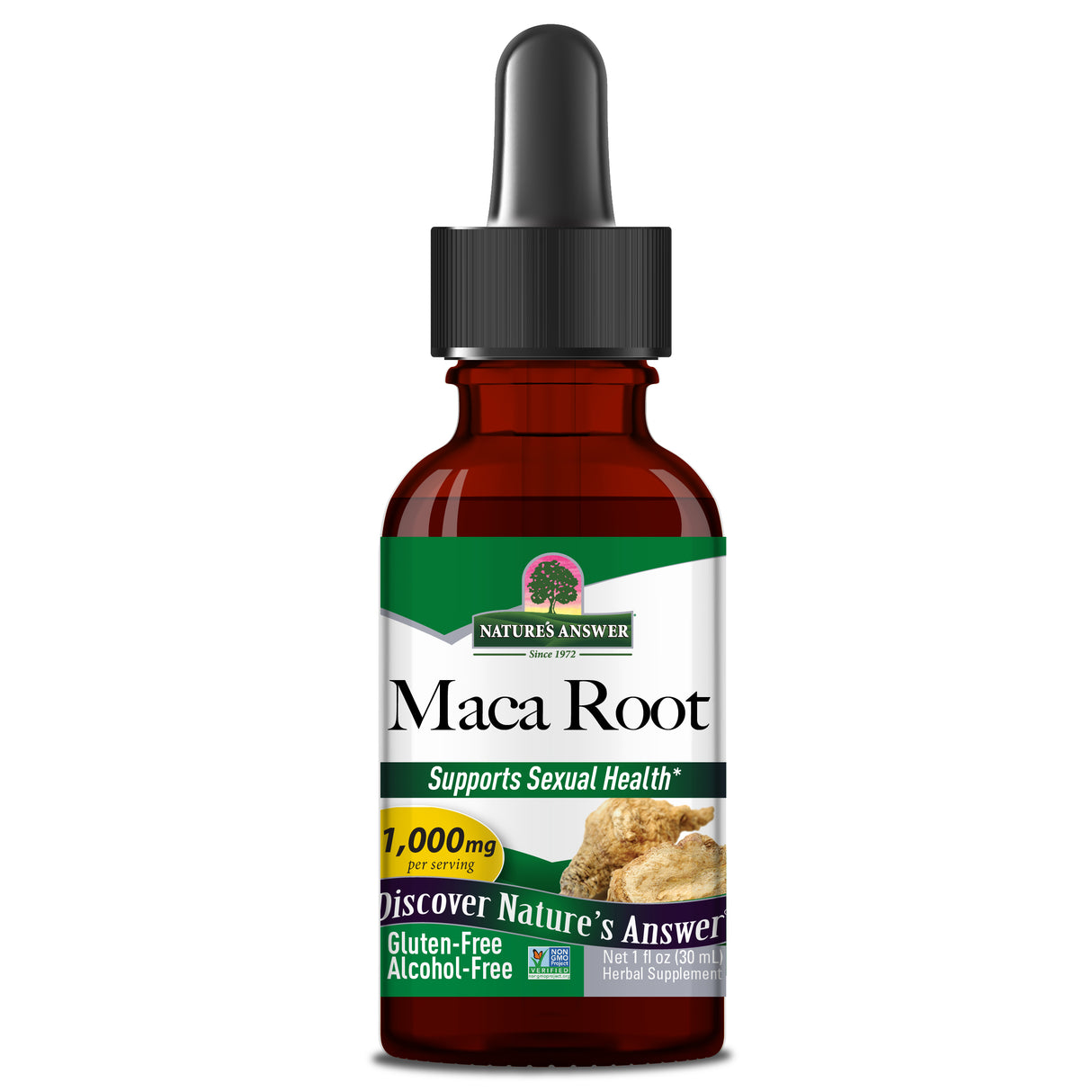 NATURE'S ANSWER MACA ROOT ALCOHOL FREE 1OZ