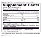 Ancient Nutrition Bone Broth Protein - Vanilla - 20 srv Powder