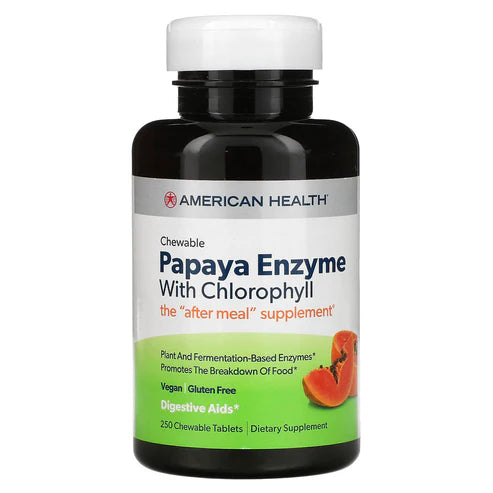 Solgar Papaya Enzyme with Chlorophyll Chewable Tablets 250tablet