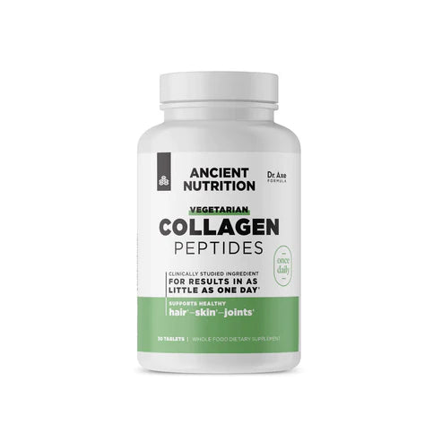 Ancient Nutrition Vegetarian Collagen Peptides Tablets - 30 ct  Tablet