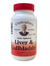 Christopher's Original Formulas Liver & Gallbladder 415 mg 100 Vegetarian Caps