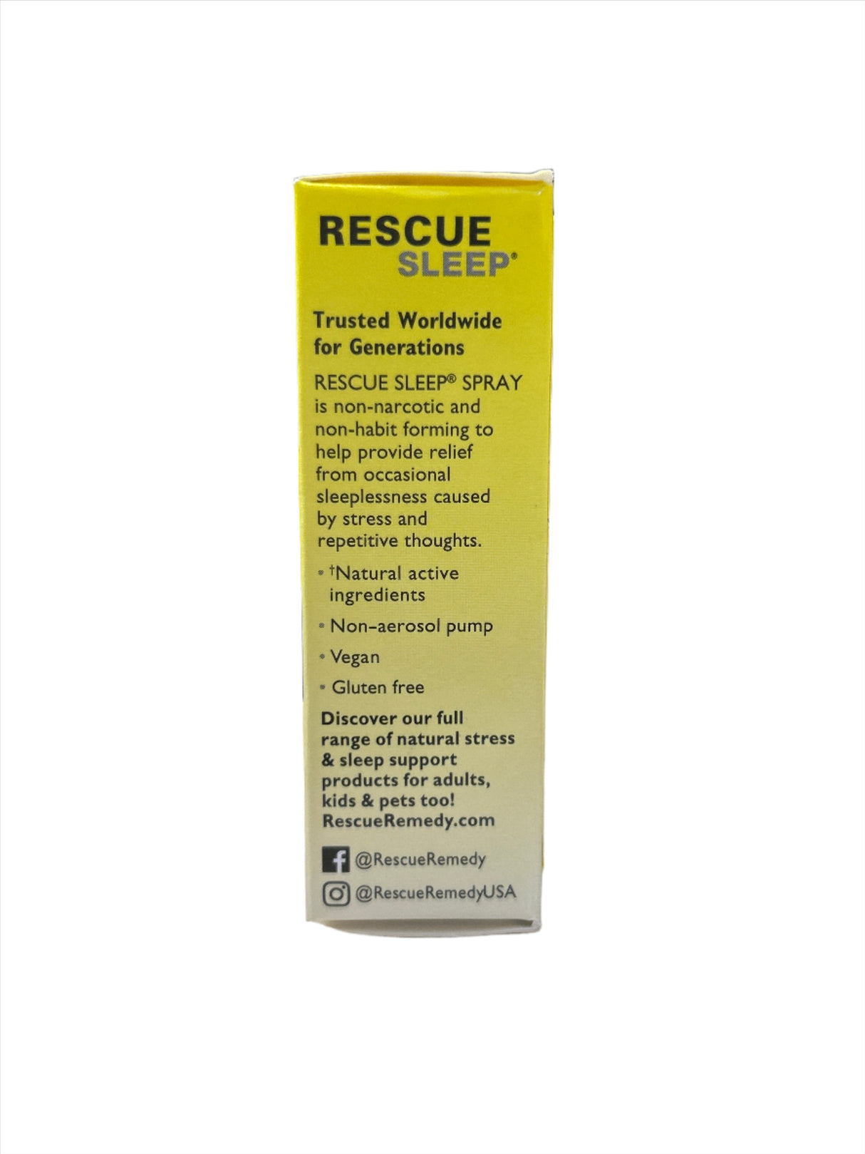 Rescue Sleep Natural Sleep Aid Spray 0.245 fl oz 27% Alcohol