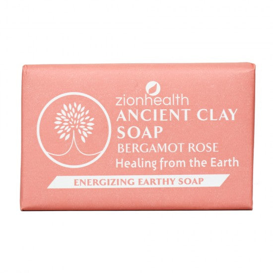 Zion Health Clay Soap Bergamot Rose 6 oz