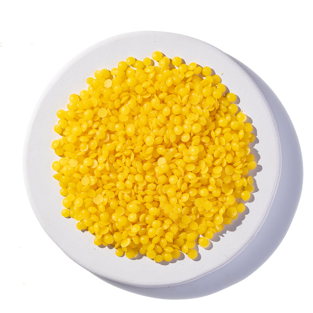 BEESWAX BEADS, YELLOW 4 OZ