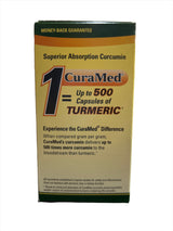 CuraMed Inflammation Response Curcumin 500mg 60 Vegan Capsules