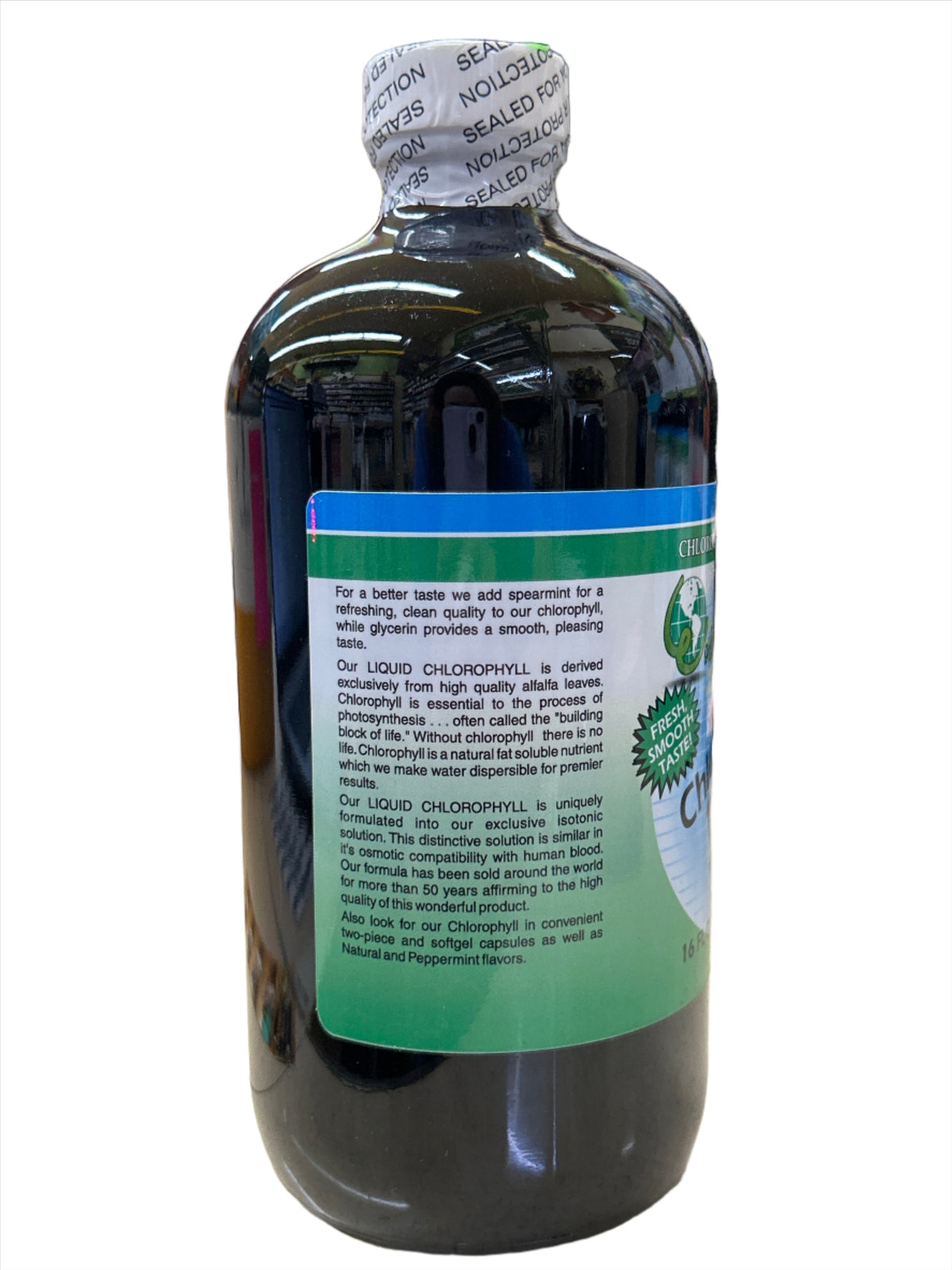 Liquid Chlorophyll Spearmint Flavor 100 mg 16 fl oz