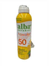 Alba Botanica Hawaiian Broad Spectrum SPF 50 Hawaiian Coconut Sunscreen Spray 5 fl oz