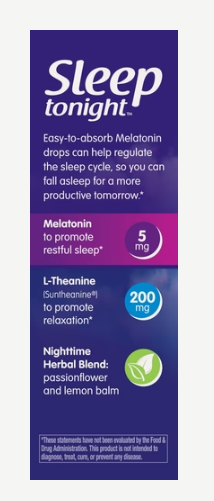 Nature's Way Sleep tonight™  Melatonin Drops, Cherry Flavor 2 Fl Oz