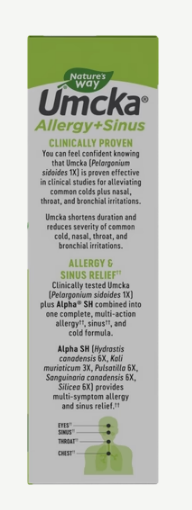 Nature's Way Umcka® Allergy & Sinus  20 Chw Tb