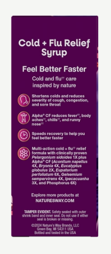 Nature's Way Umcka® Cold+Flu Berry Syrup 4 Fl Oz