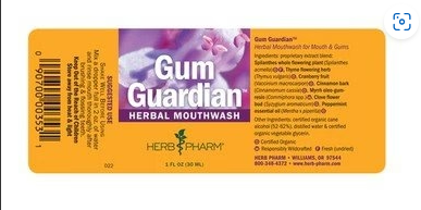 Herb Pharm GUM GUARDIAN 1 oz