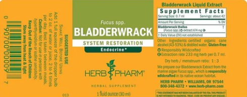 Herb Pharm BLADDERWRACK EXTRACT 1 oz