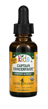 Herb Pharm KIDS CAPTAIN CONCENTRATE ALCOHOL-FREE 1 oz