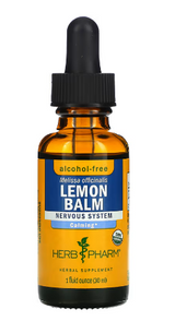 Herb Pharm LEMON BALM ALCOHOL-FREE 1 oz