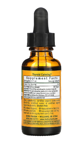 Herb Pharm THYROID CALMING  1 oz