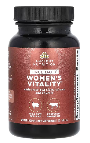 Ancient Nutrition Glandulars - Tablet - Once Daily Women's Vitality - 30ct  Capsules