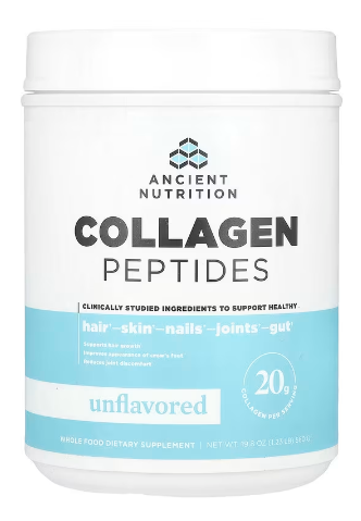 Ancient Nutrition Collagen Peptides - Unflavored – 28 srv  Powder