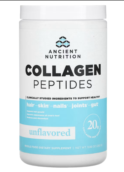 Ancient Nutrition Collagen Peptides - Unflavored – 14 srv Powder