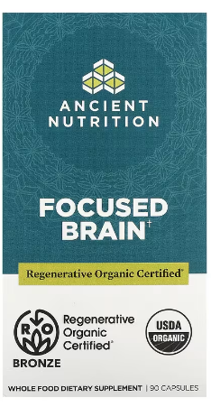 Ancient Nutrition ROC - Focused Brain - 90ct  Capsules