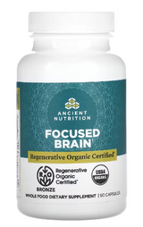 Ancient Nutrition ROC - Focused Brain - 90ct  Capsules