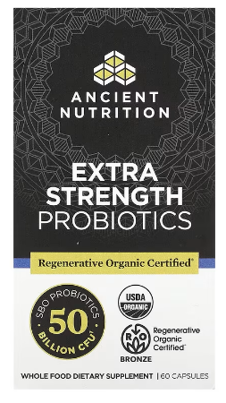 Ancient Nutrition ROC - Extra Strength Probiotics 50B - 60ct  Capsules