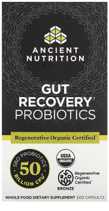 Ancient Nutrition ROC - Gut Recovery Probiotics 50B - 60ct  Capsules