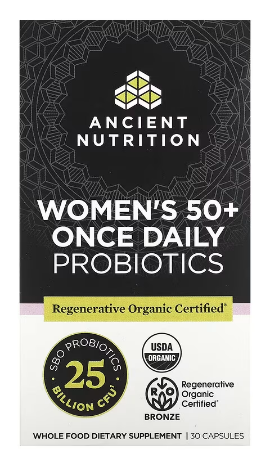 Ancient Nutrition ROC - Women's 50+ Probiotics 25B - Once Daily - 30ct  Capsules