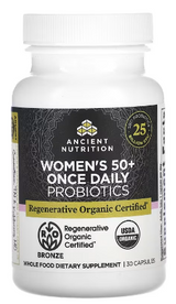 Ancient Nutrition ROC - Women's 50+ Probiotics 25B - Once Daily - 30ct  Capsules