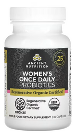 Ancient Nutrition ROC - Women’s Probiotics 25B - Once Daily - 30ct  Capsules