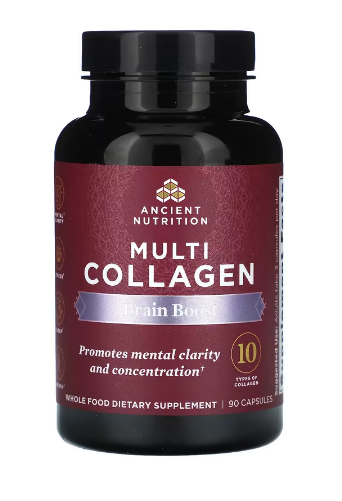 Ancient Nutrition Multi Collagen Protein Brain Boost Capsules - 90 ct  Capsules