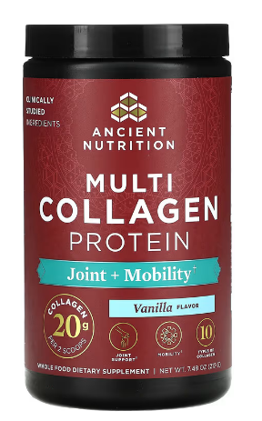 Ancient Nutrition Multi Collagen Protein - Joint & Mobility - Vanilla - 20 srv Powder