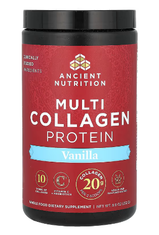 Ancient Nutrition Multi Collagen Protein - Vanilla - 24 srv Powder