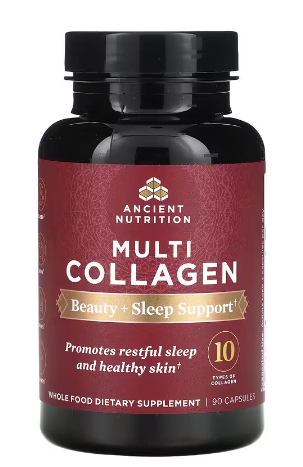 Ancient Nutrition Multi Collagen Beauty + Sleep Capsules - 90 ct Capsules