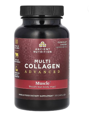 Ancient Nutrition Multi Collagen Advanced - Capsule - Muscle - 90ct Capsules