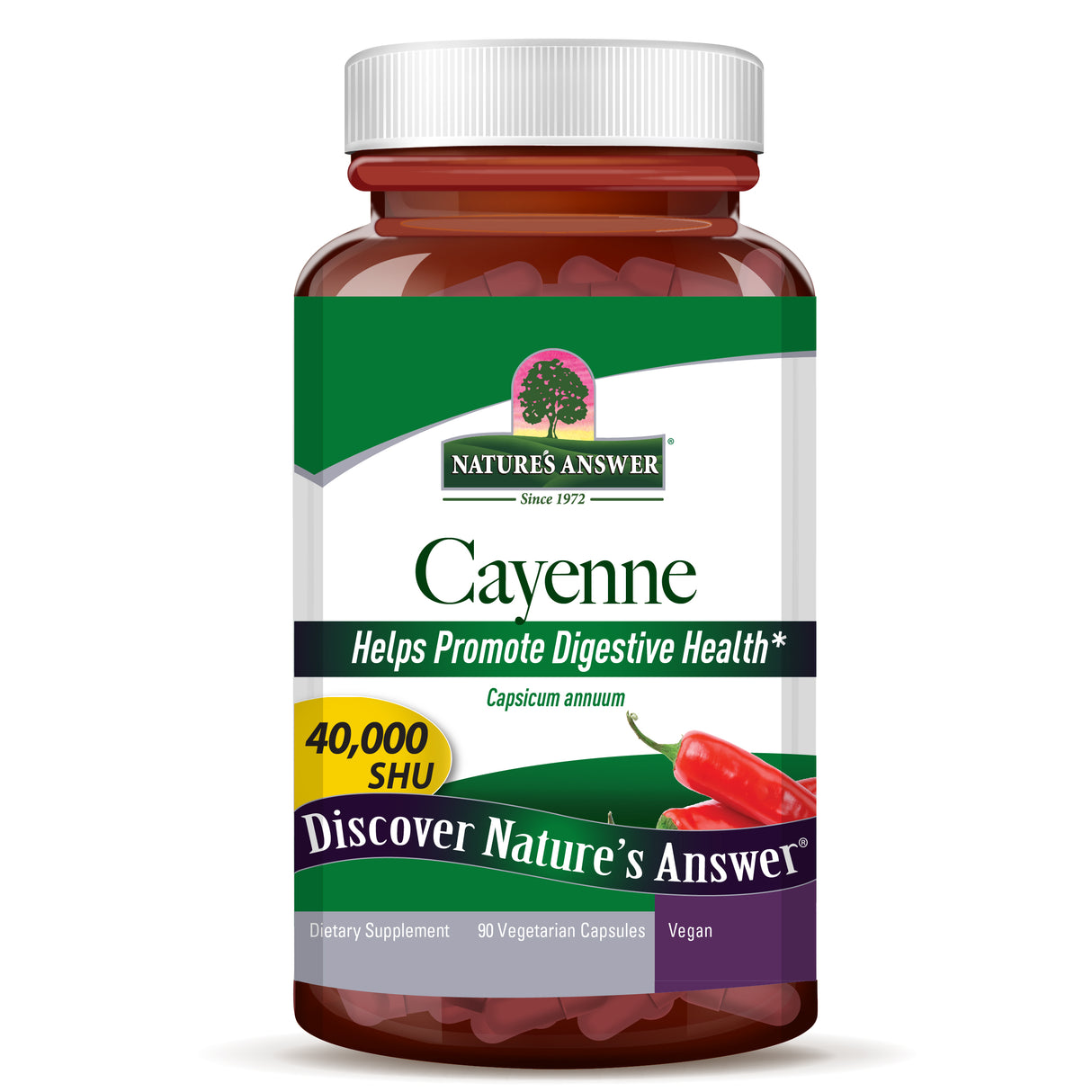 NATURE'S ANSWER CAYENNE PEPPER FRUIT 90C