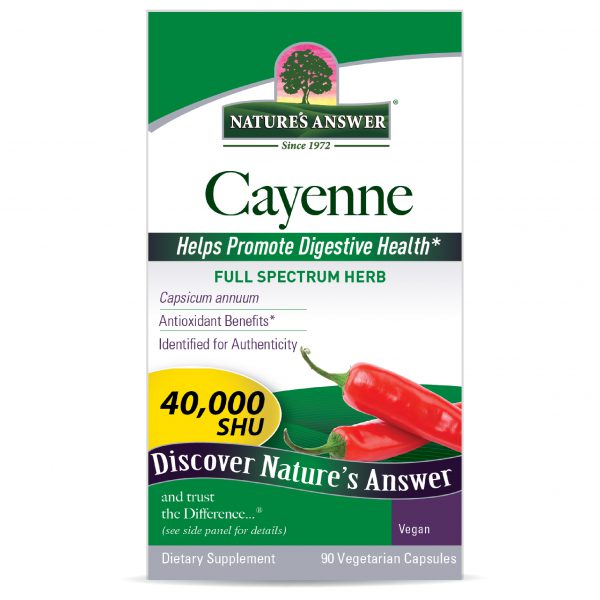 NATURE'S ANSWER CAYENNE PEPPER FRUIT 90C