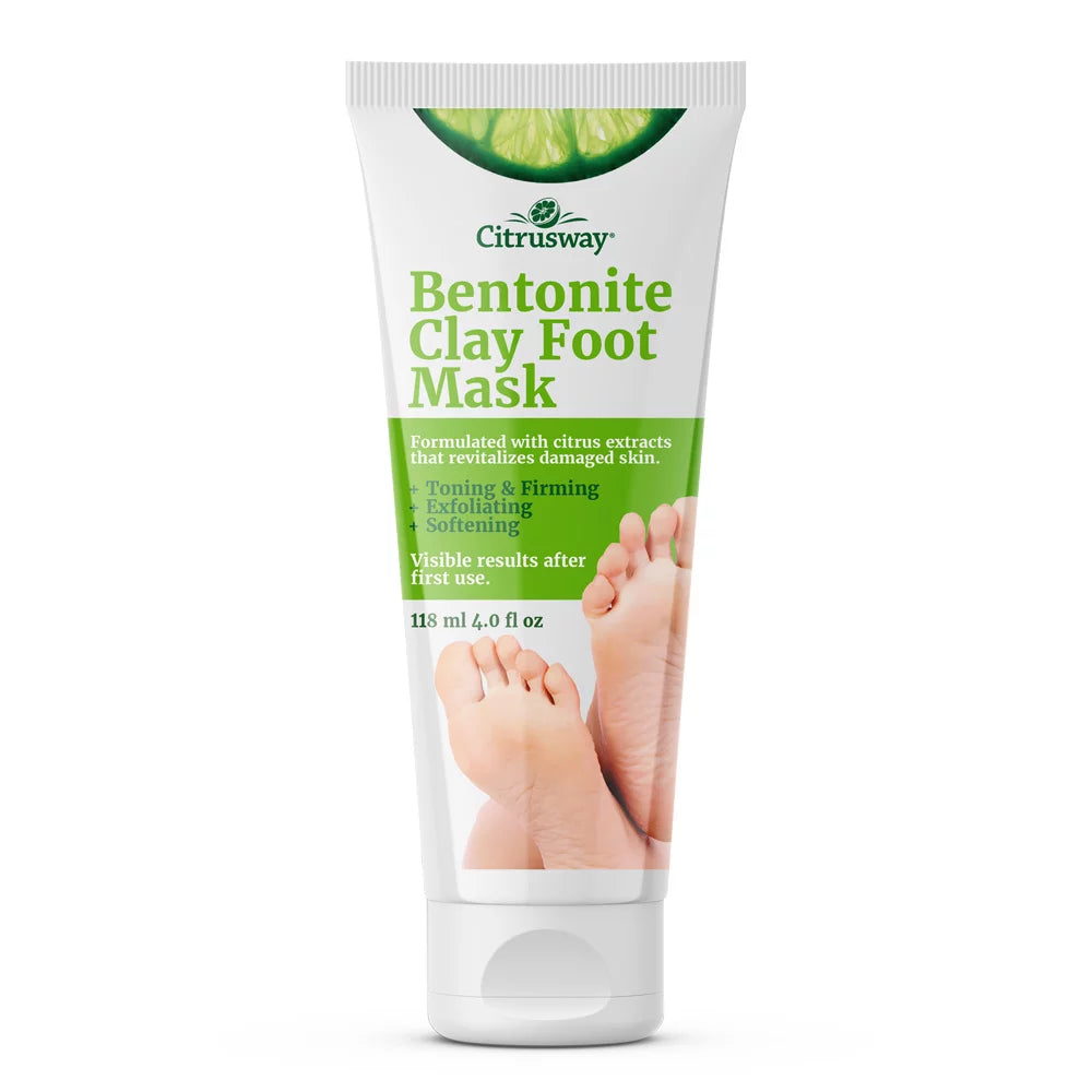 CITRUSWAY BENTONITE CLAY FOOT MASK 4OZ