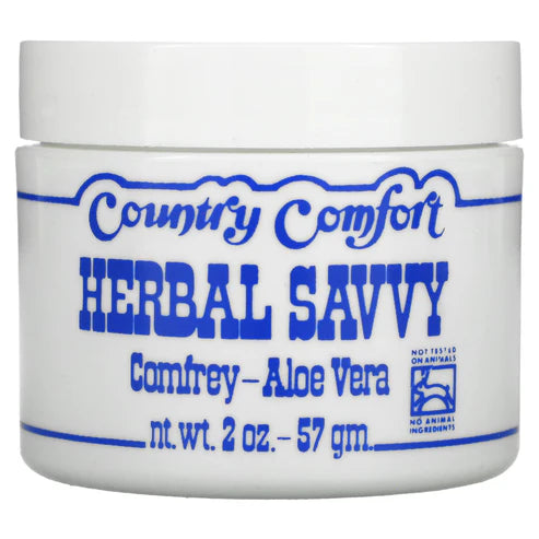 Country Comfort Herbal Savvy Comfrey Aloe Vera, 2 Ounce