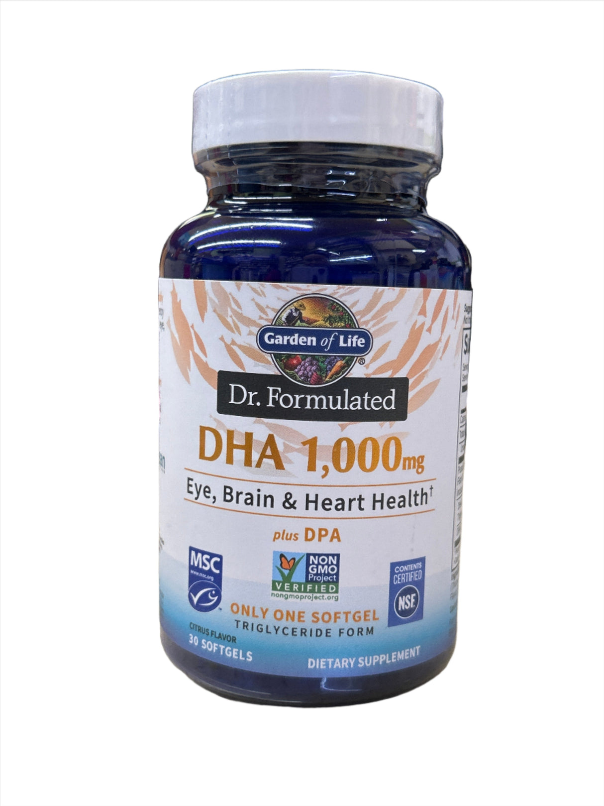 Garden of Life Dr Formulated DHA 1000 mg 30 Soft Gels