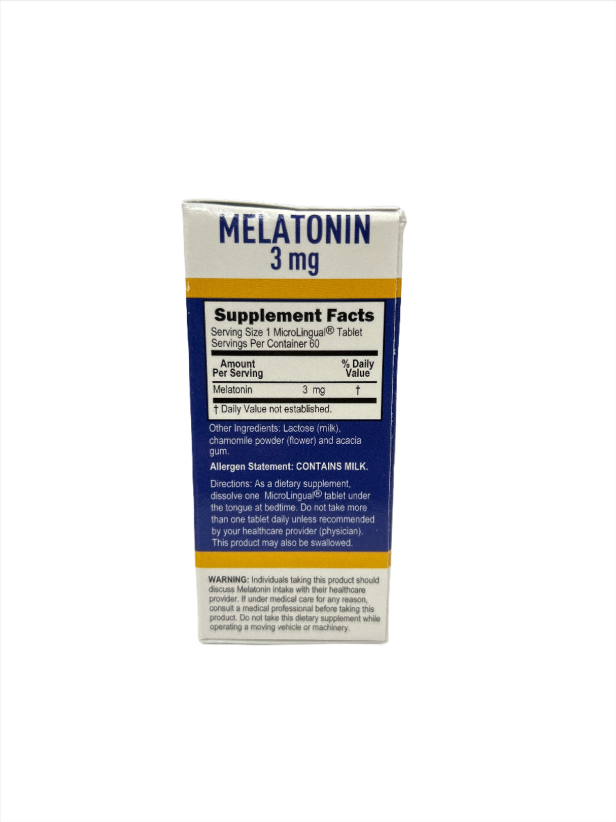 Melatonin 3 mg 60 Microlingual Tablets