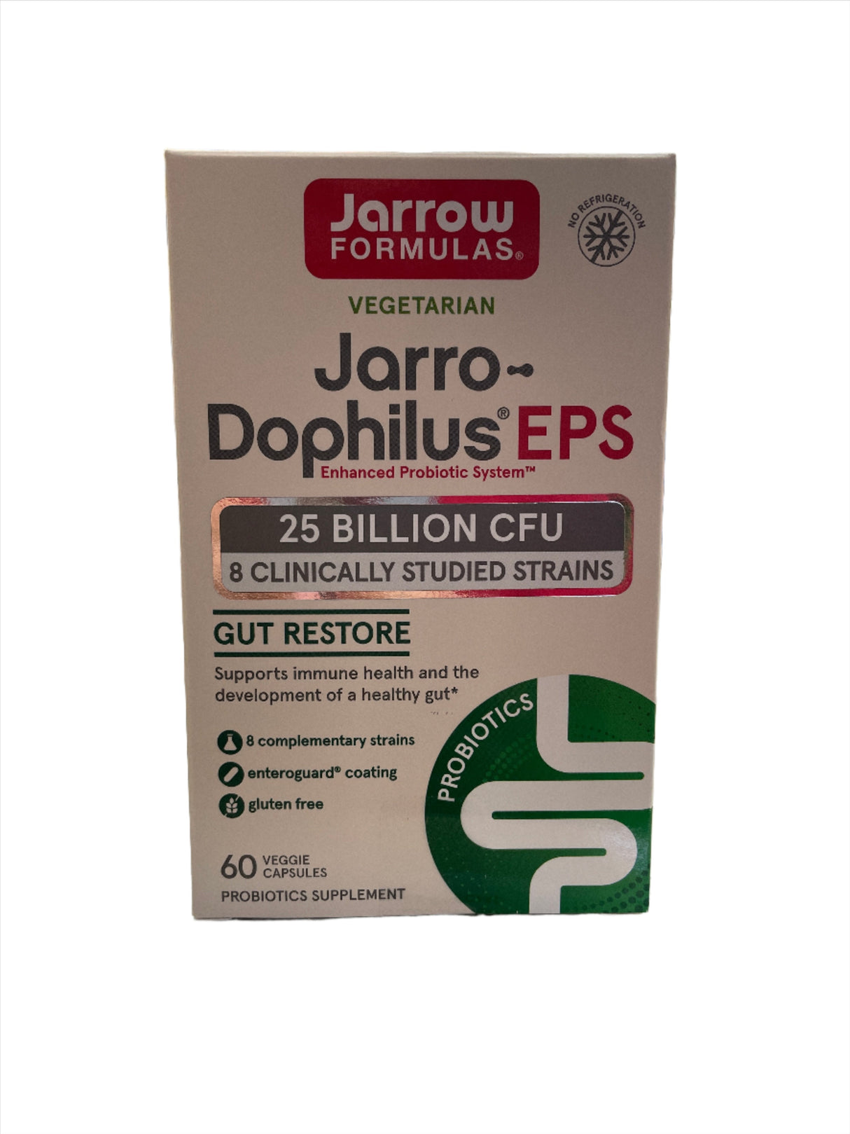 Jarro Dophilus EPS 25 Billion CFU 8 Clinically Studied Strains 60 Veg Capsules