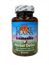 Great Plains Bentonite + Herbal Detox 60 Capsules