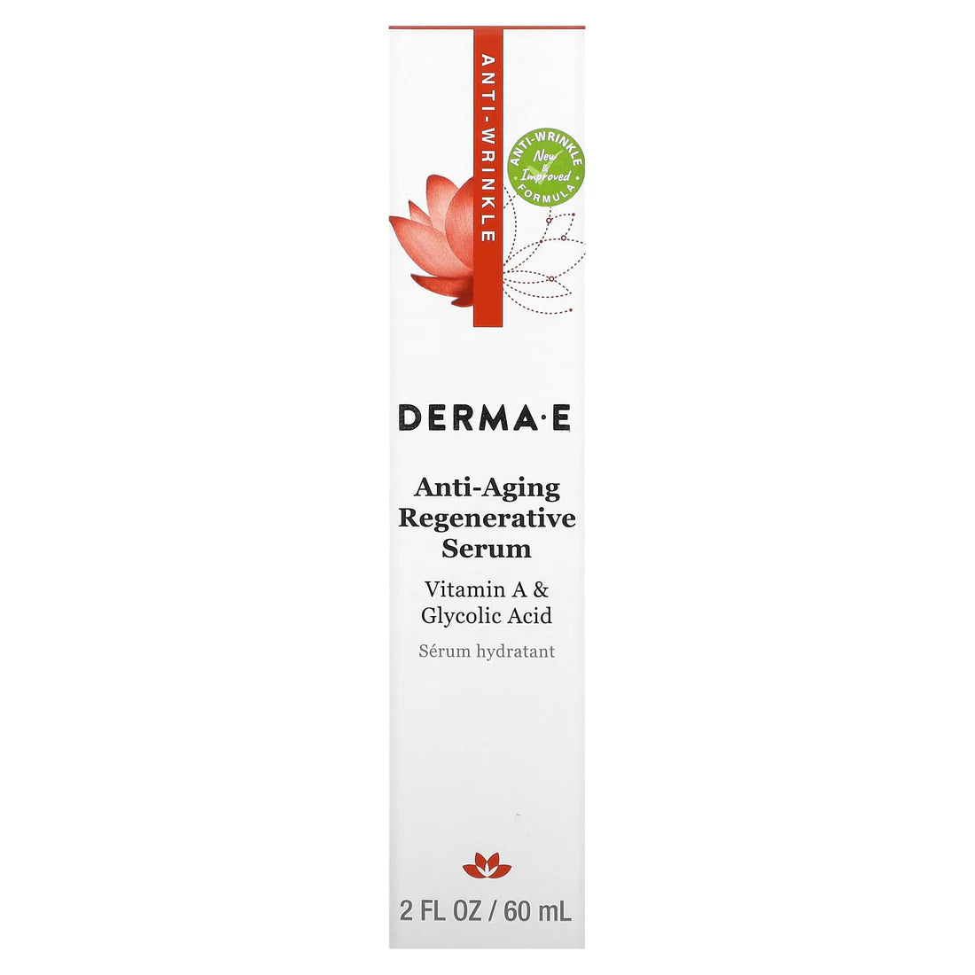 DERMA•E ANTI WRINKLE VITAMIN A NIGHTSERUM 2OZ